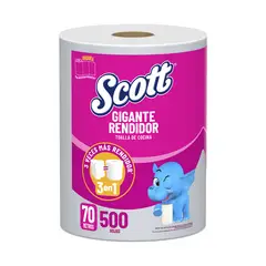 SCOTT - Papel Toalla Scott Gigante Rendidor Rollo 70 m
