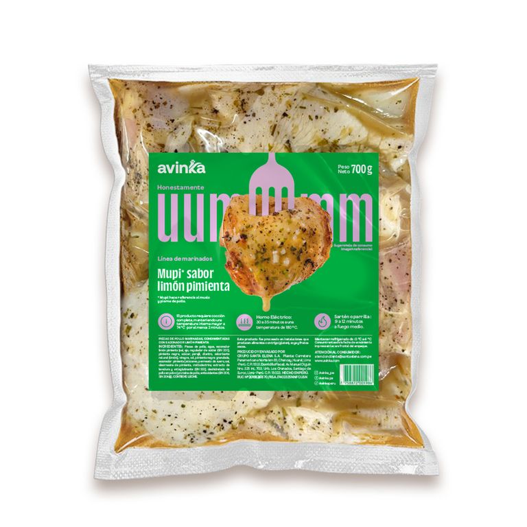 Mupi Limón Pimienta Avinka x 700 g