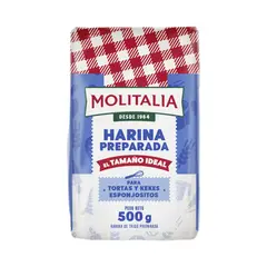 MOLITALIA - Harina Preparada Molitalia Bolsa 500 g