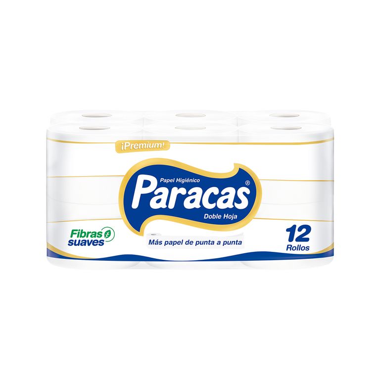 Papel Higiénico Paracas Doble Hoja Empaque 12 Und