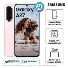 SAMSUNG - Celular Galaxy A27 5G 256Gb Pink