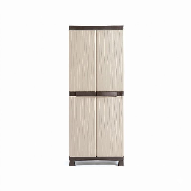 Ropero Mimbre Tipo Madera