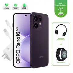 OPPO - Celular Oppo Reno16 5G 8+256Gb Violet+Watch+Audífonos