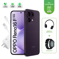 OPPO - Celular Oppo Reno16 F 8+256Gb Violeta+Watch+Audífonos