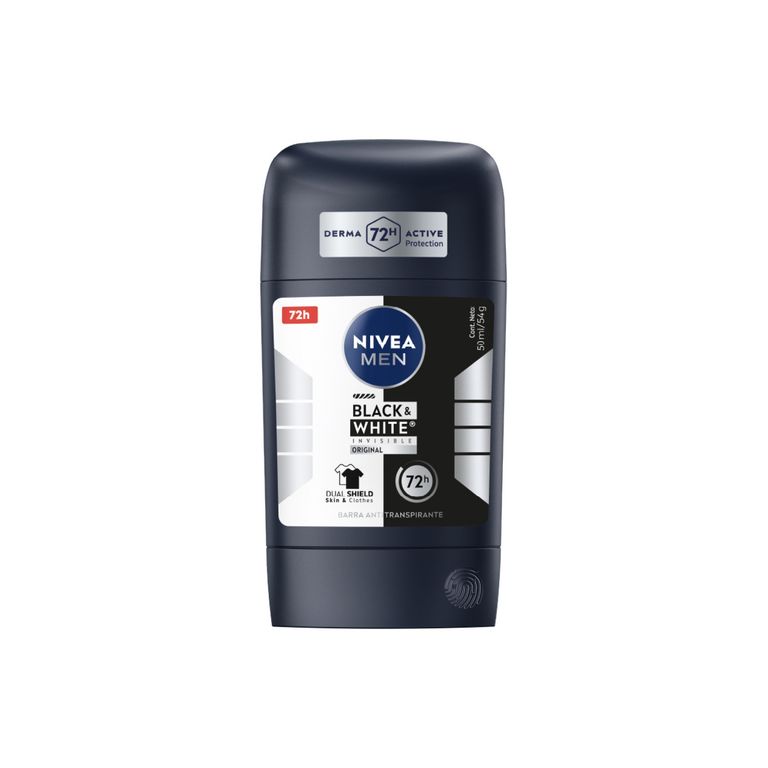 Desodorante Barra Nivea Men Black & White Original Envase 50 mL