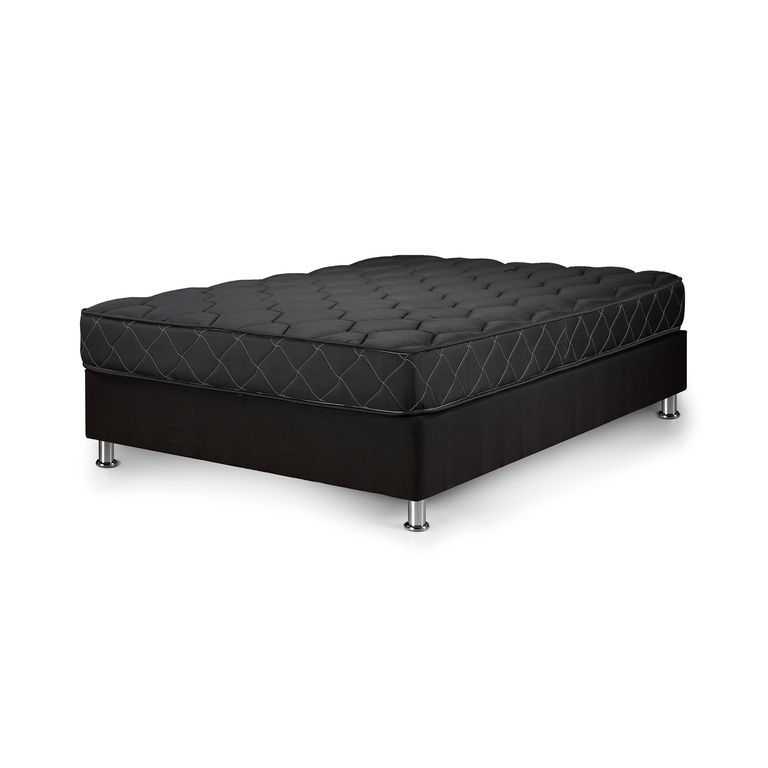 Cama Mia Black 1.5 Plazas