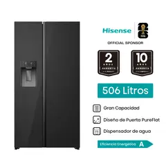 HISENSE - Refrigerador Side By Side Hisens 506L