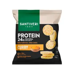 SANTIVERI - Mini Tortitas Protein Curry Bolsa 50 g