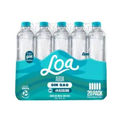 LOA - Agua Loa sin Gas Pack 20 Botellas 500 mL