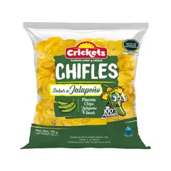 CRICKETS - Chifles Crickets Sabor Jalapeño Bolsa 150 g