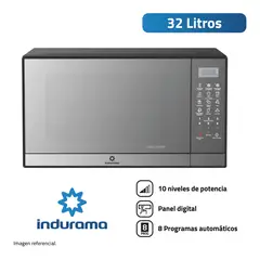 INDURAMA - Horno Microondas Indurama Microondas 32L Negro