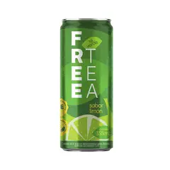 FREE TEA - Bebida Té Verde Free Tea Limón Lata 355 mL