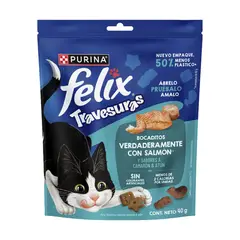 FELIX - Snack para Gato Felix Travesuras Salmón Bolsa 40 g