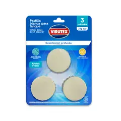 VIRUTEX - Pastilla para Inodoro Virutex Fresh Pack 3 Und