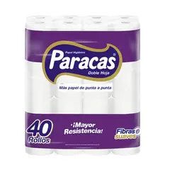 PARACAS - Papel Higiénico Paracas Morado Empaque 40 Und