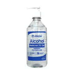ALKOFAR - Alcohol en Gel Alkofar 70° Botella 500 mL
