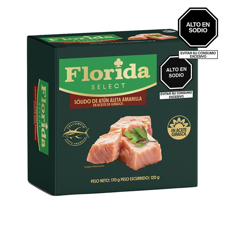 Sólido de Atún Florida en Aceite de Girasol
