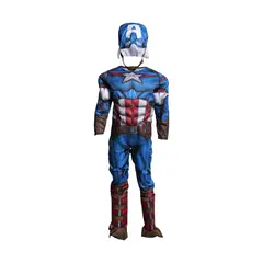 MARVEL - Disfraz Capitan América Talla 4